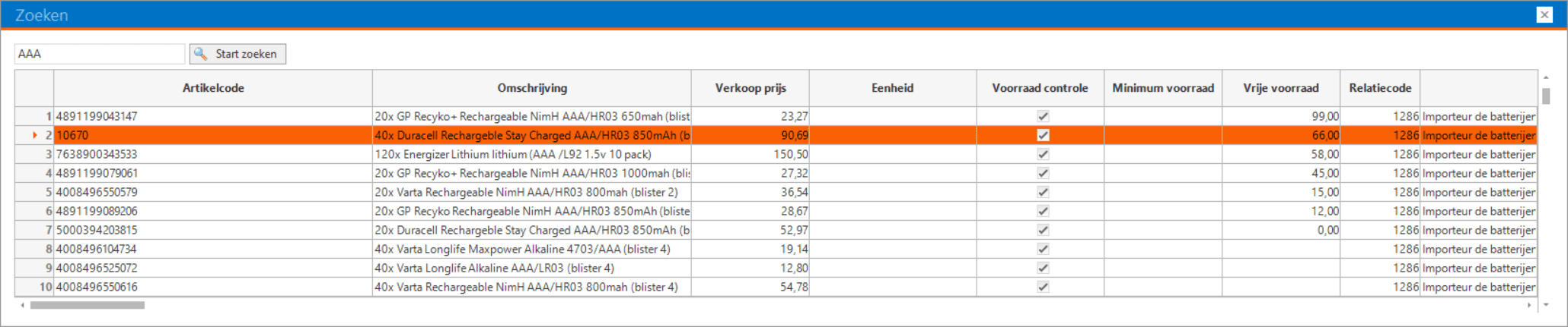 Gesorteerd