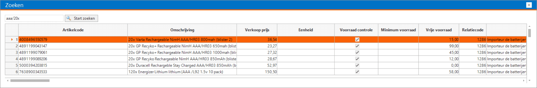 Zoeken zonder merk
